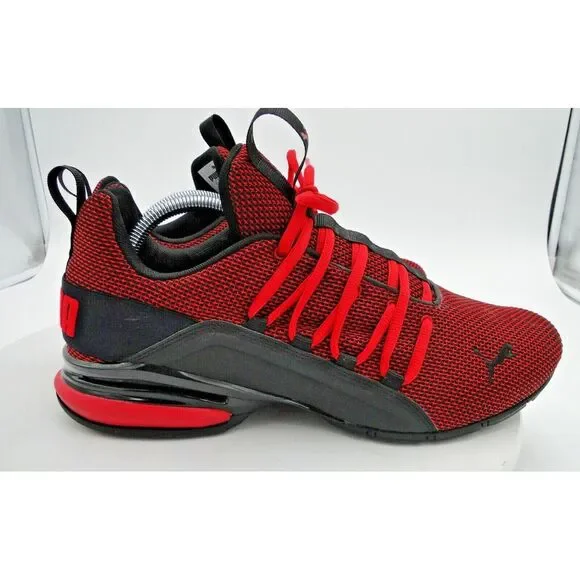 Puma Mens Axelion 192488 03 Red Casual Shoes Sneakers Size 11 - Picture 7 of 10